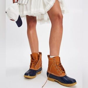 Free People x LL Bean Duck boots